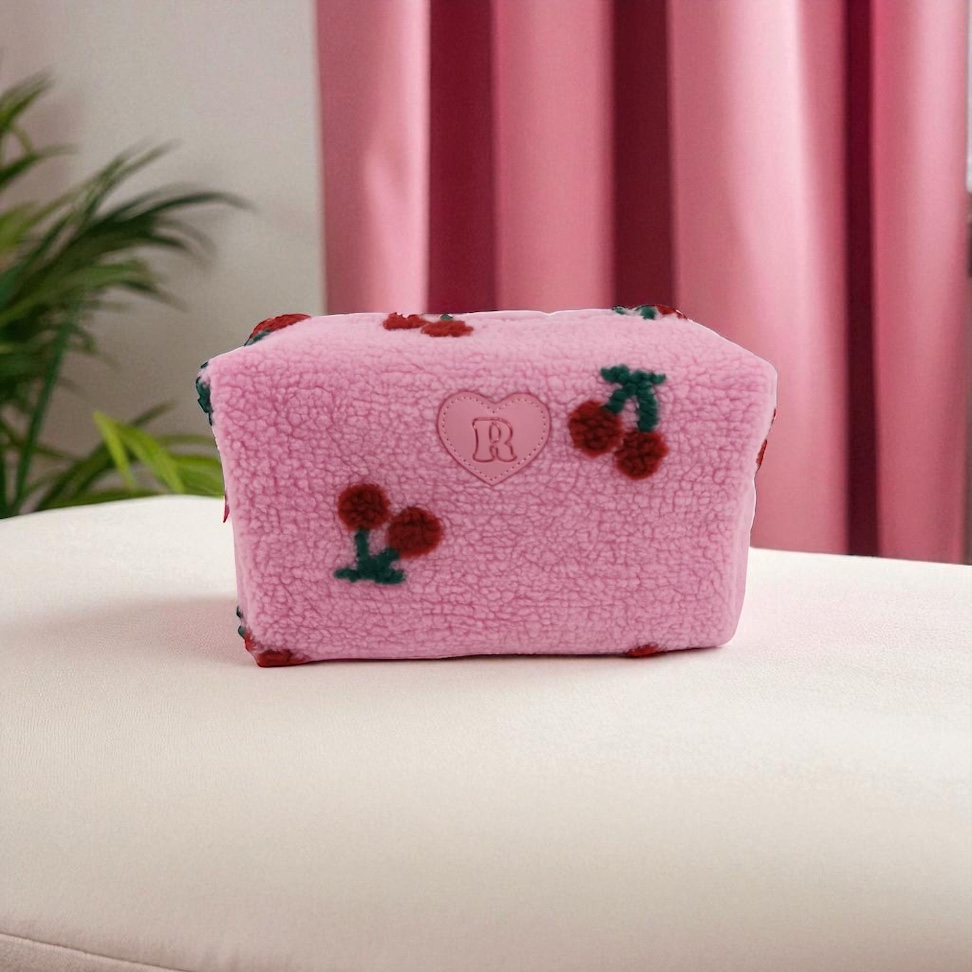 Trousse de maquillage Cerise rose XL