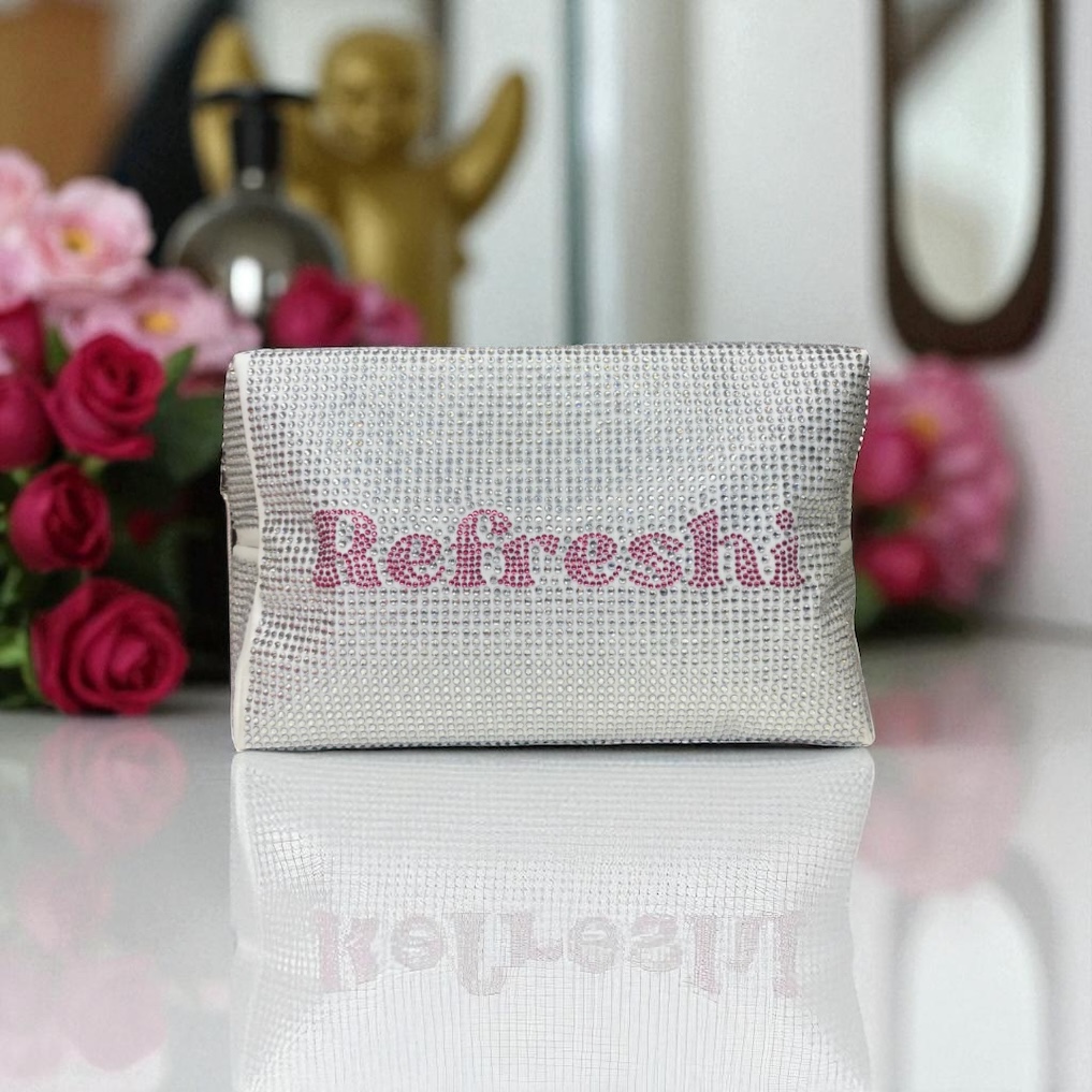 Trousse de maquillage XL à paillette