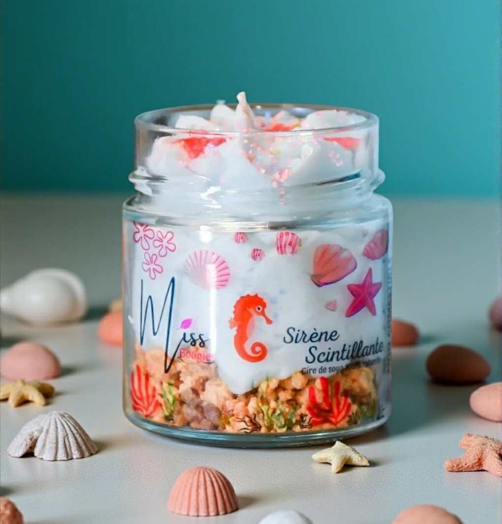 Bougie Sirène Scintillante 212 ml